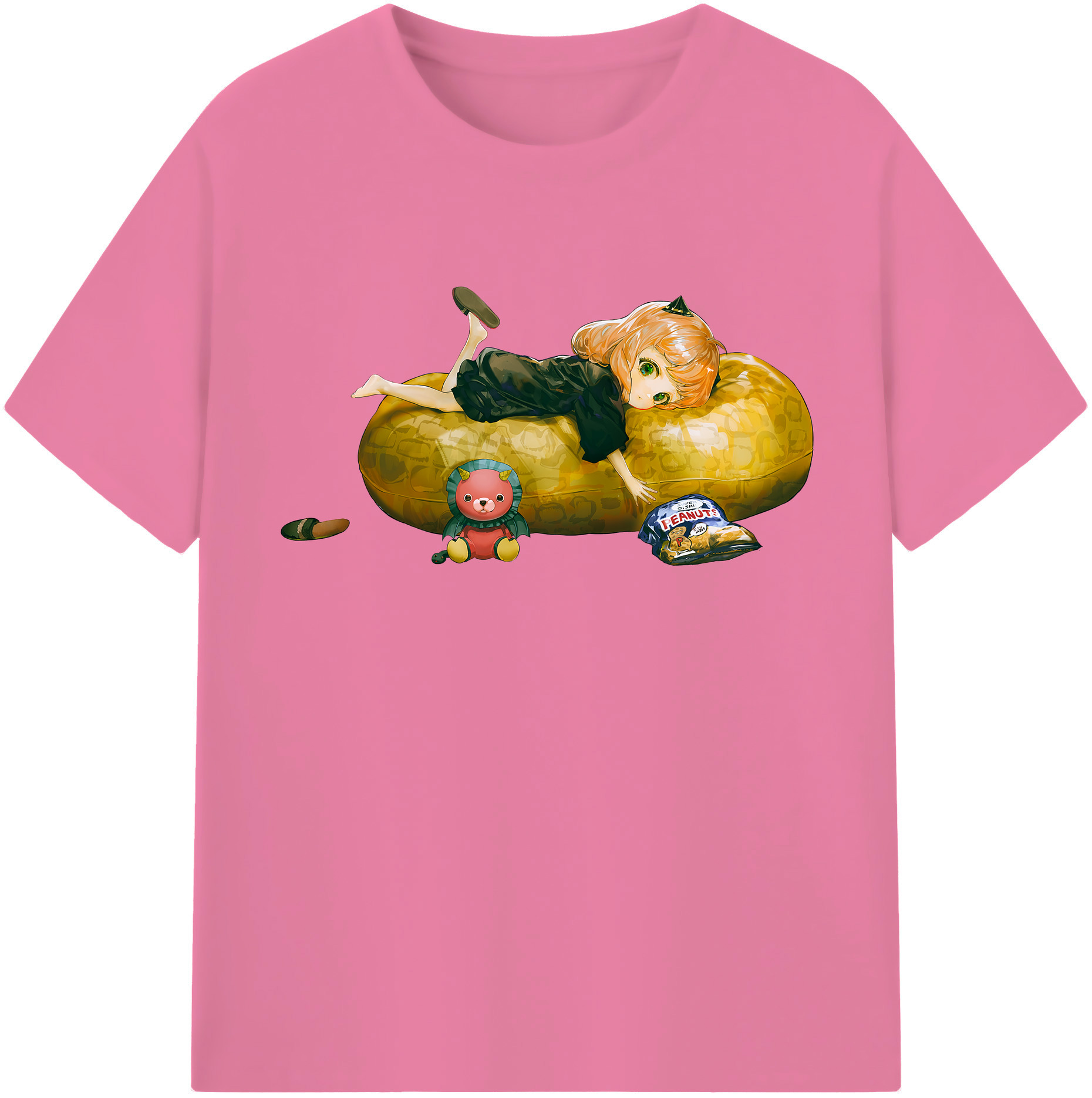 （画像用） SPY×FAMILY间谍家家酒 綿100％半袖Tシャツ（フロントプリント）